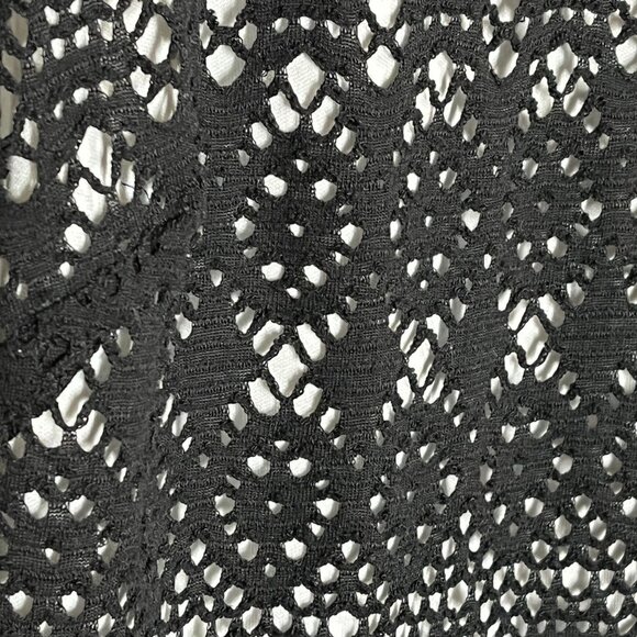 Bisou Bisou Black White Lace Sheath Dress Women’s 4 Sleeveless Lined - Picture 8 of 8